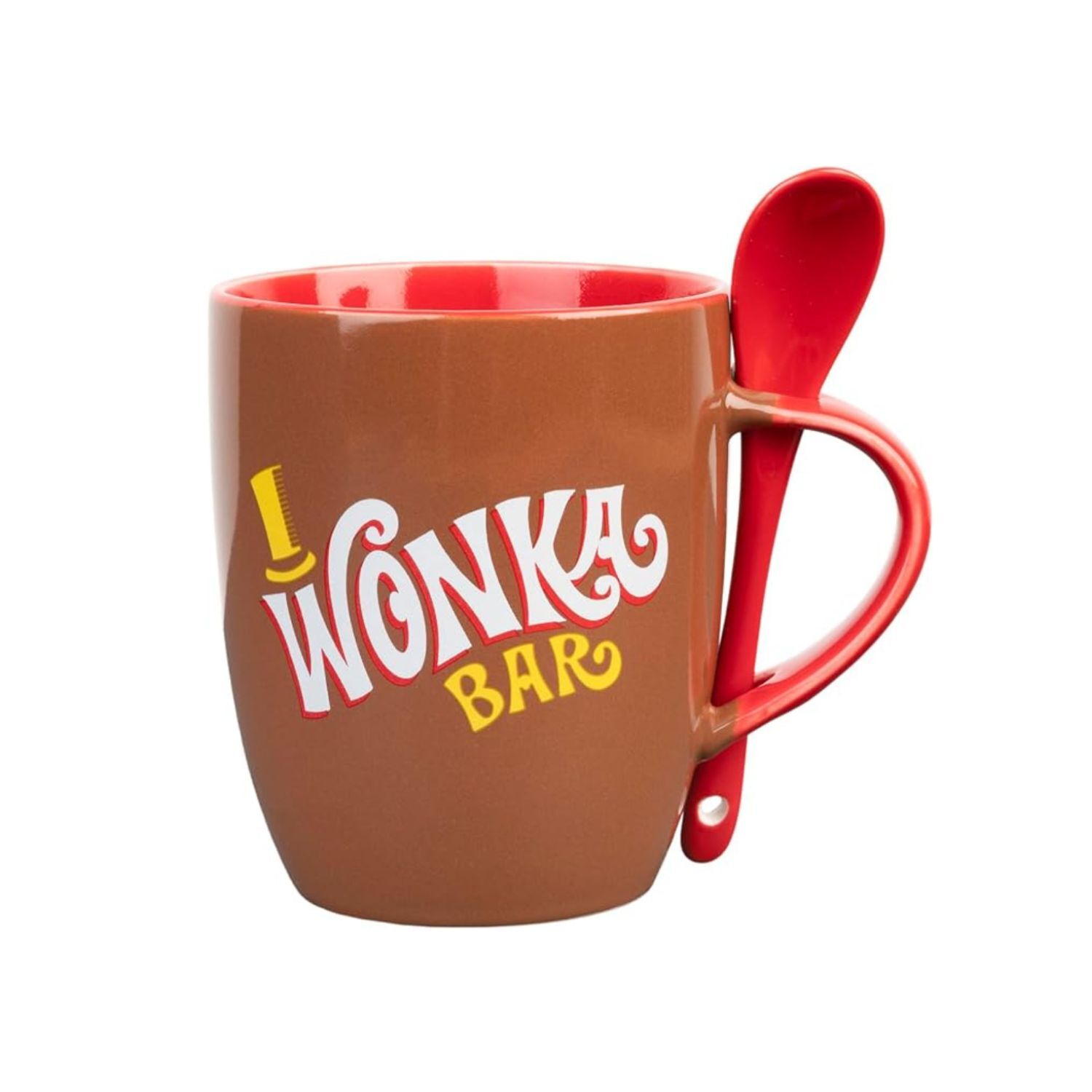 Grupo Erik Ceramic Mug with Spoon - Willy Wonka Bar | 12.8 oz - 380 ml Coffee Mug Tea, Cool Mugs and Cups | Merchandise Willy Wonka Gifts Under 15 Pounds - Image 4