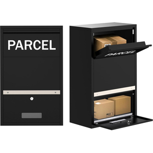 BELOFAY Outdoor Lockable Steel Parcel Delivery Box.