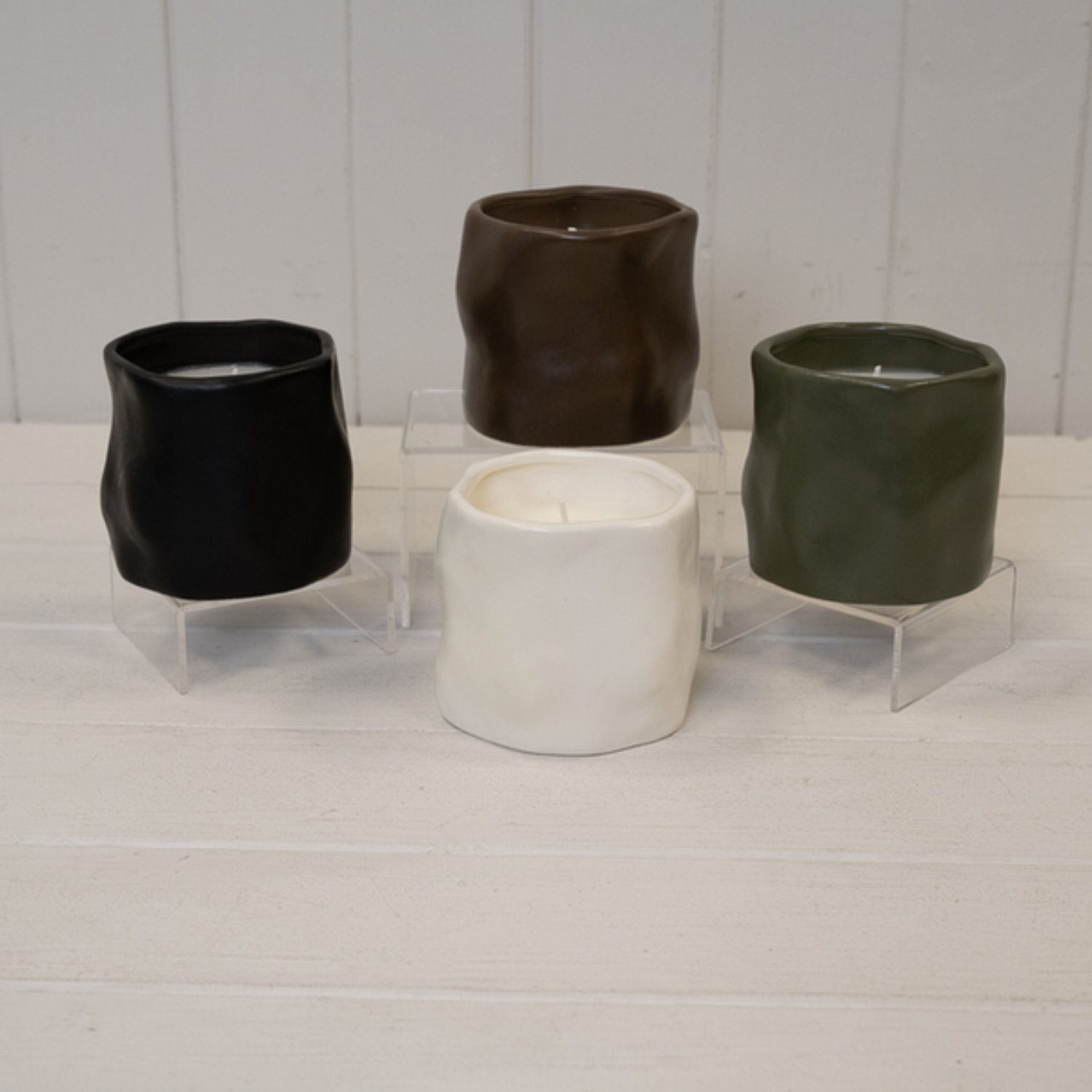Kdmd Unisex Multicolor Forest Green Sculpted Candle - Image 2