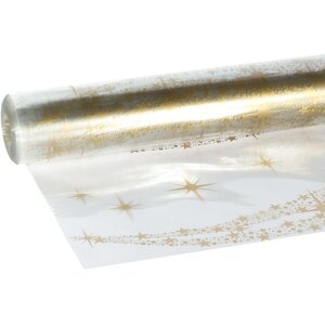 Gold Star Flourish Clear Cello Florist Film