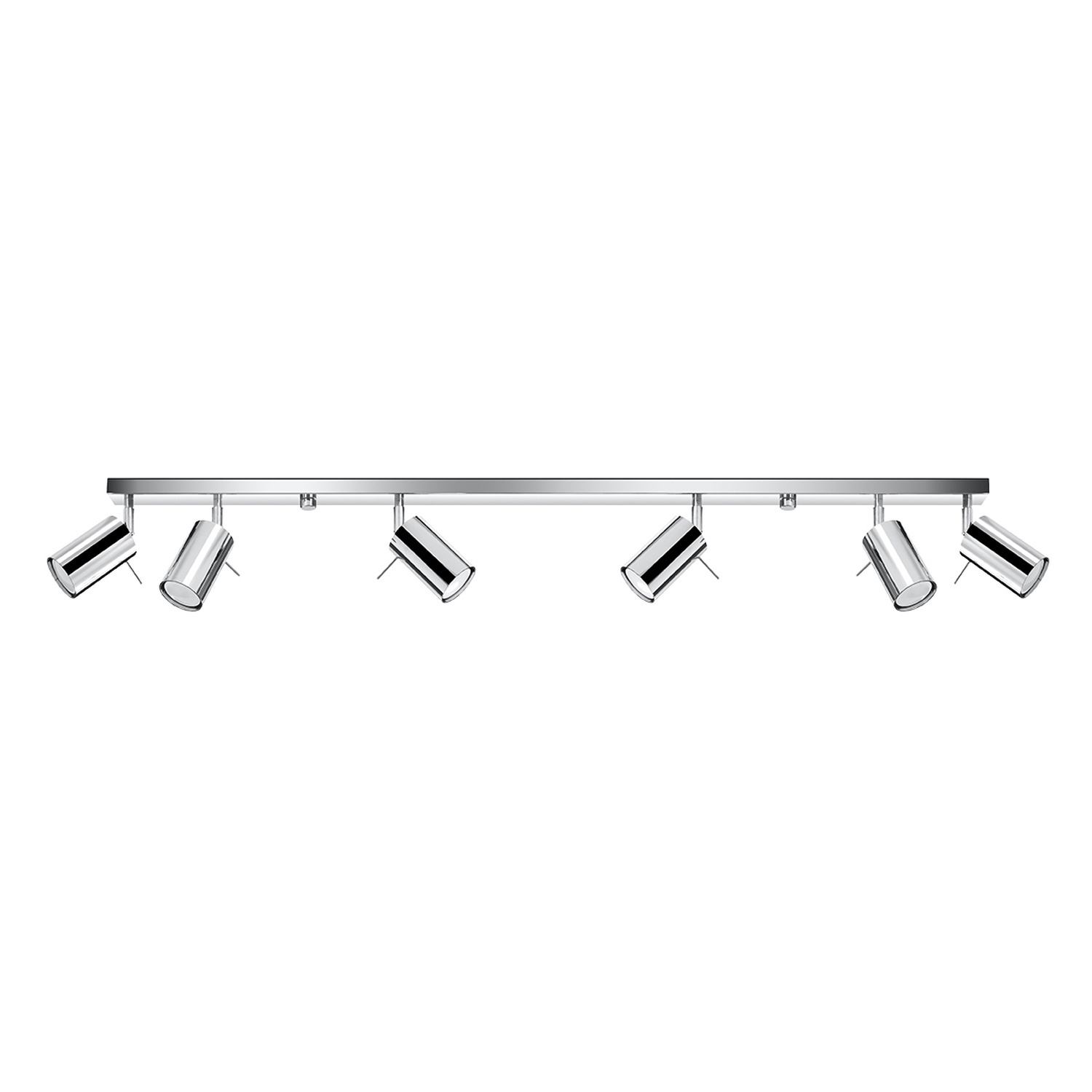 Sollux Lighting Ceiling Lamp Ring 6L Grey - Chrome