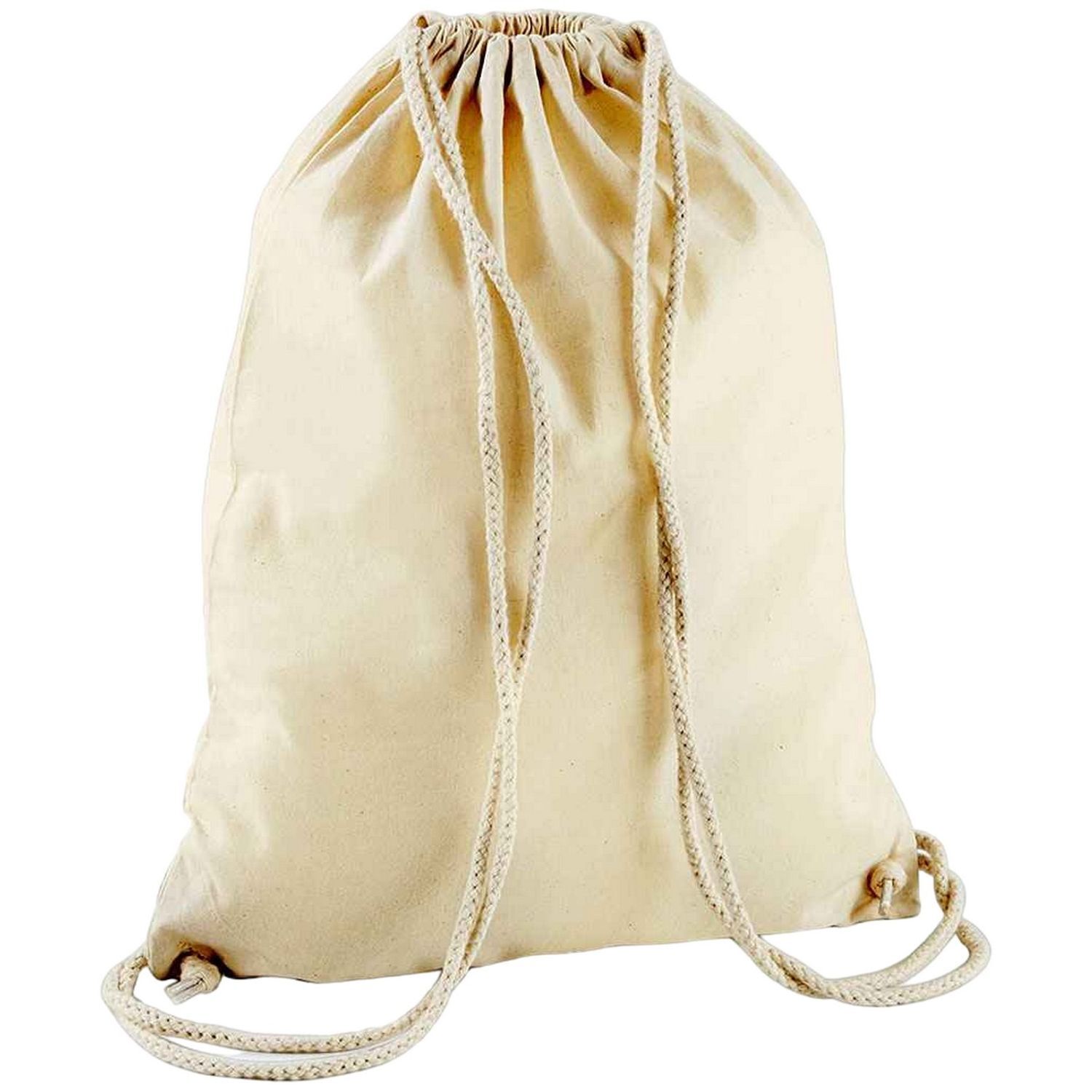 Westford Mill Cotton Drawstring Bag - Natural