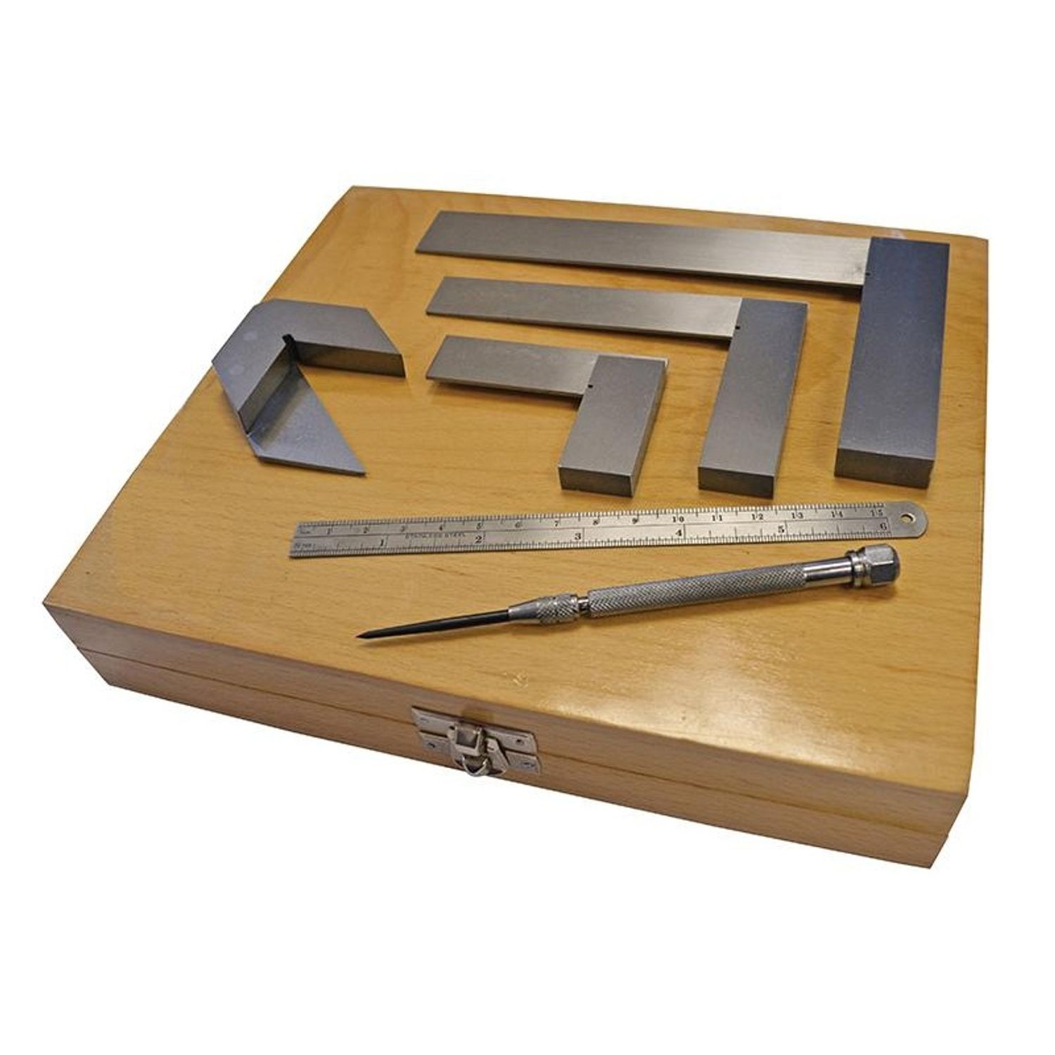 Faithfull Engineer's Marking & Measuring Set, 6 Piece A - Multi Colour