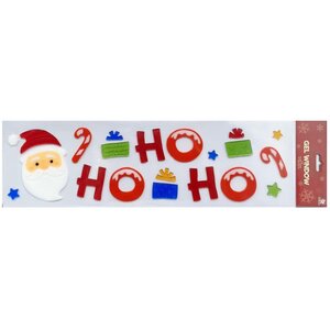 Red Ho Ho Ho Santa Stickers 4 Pack