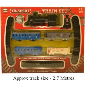 Train and Carriage Set Multicolor