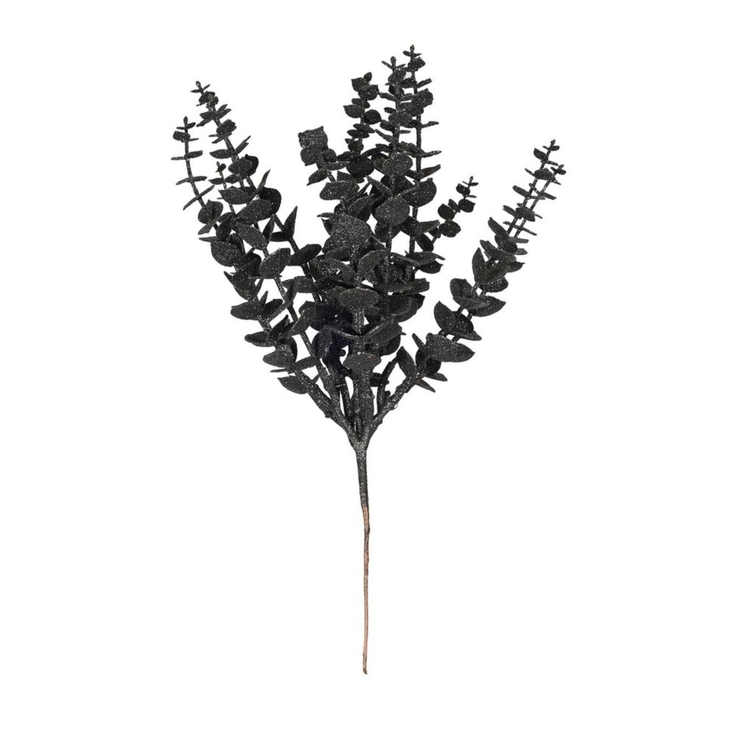  - Glitter Eucalyptus Bush H33Cm 2 PackBlack - Image 3