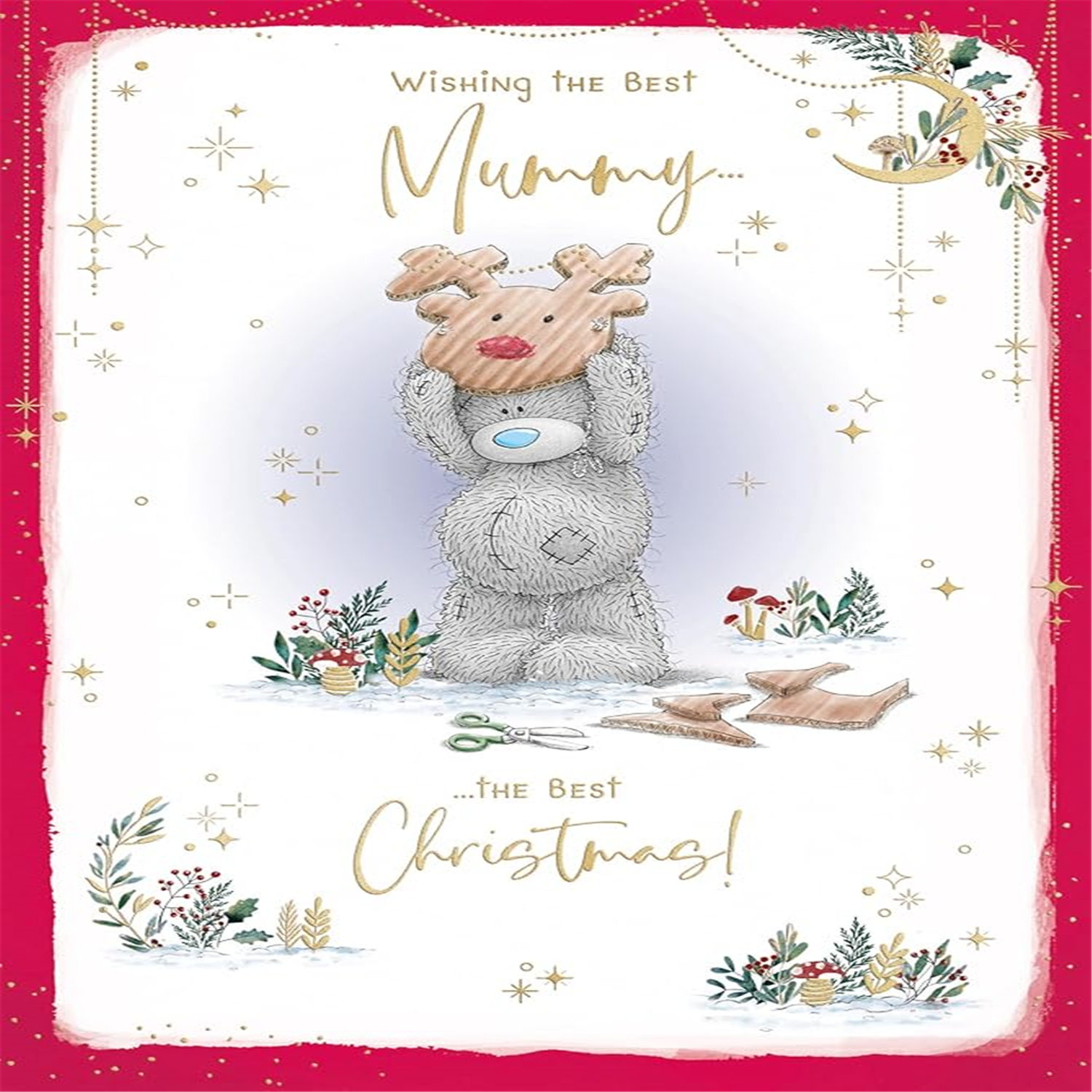 Me To You Tatty Teddy Christmas Card The Best Mummy, 6 x 9 in, Multi - Image 4
