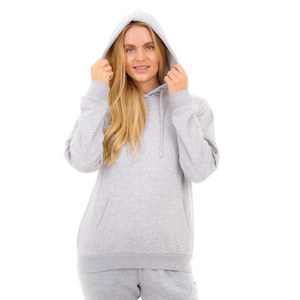Soft & Cozy Over The Head Pullover Cotton Blend Hoodie