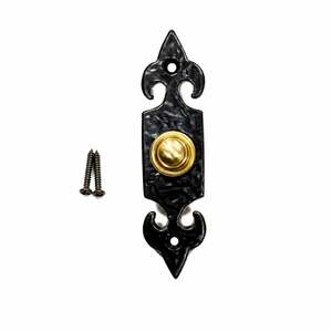 Betley Butterfly Fleur de Lys Door Bell Push