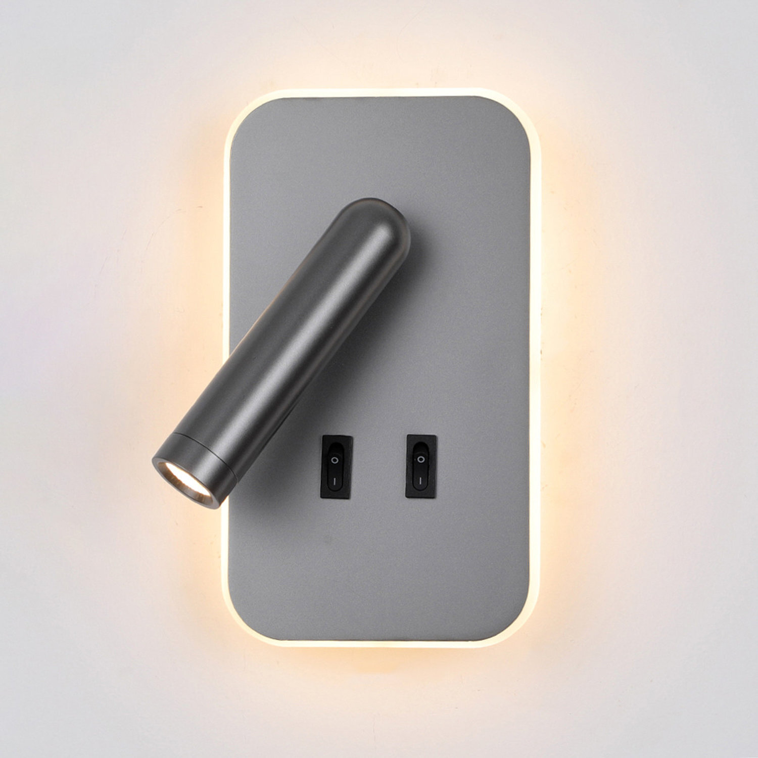 Italux Lighting Doria Wall Light Grey - Grey