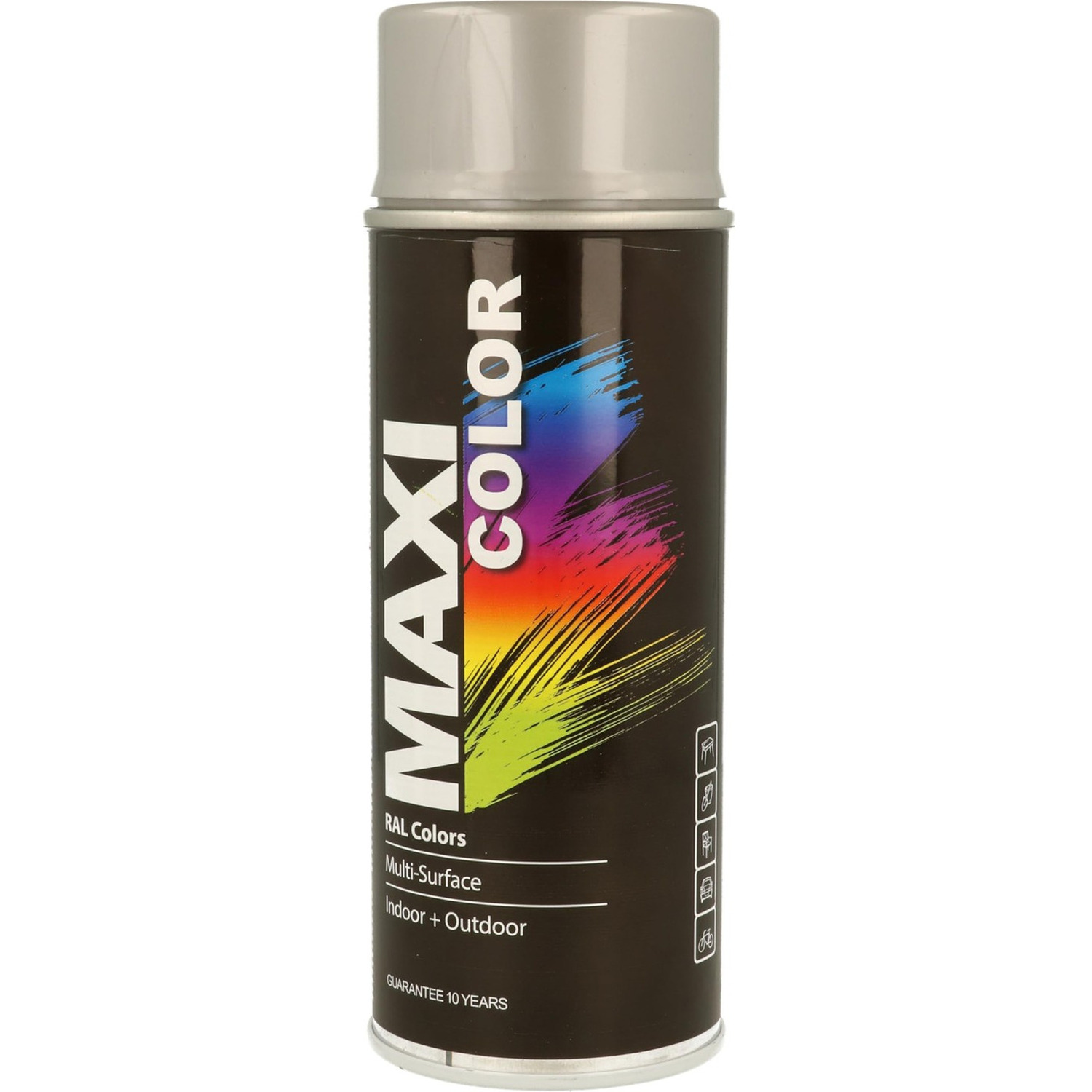 MAXICOLOR MX9006 MaxiColor Spray Gloss Aluminium RAL9006 400ml - Image 2