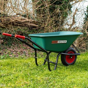 HOMEMASTER Heavy Duty Garden Wheelbarrow