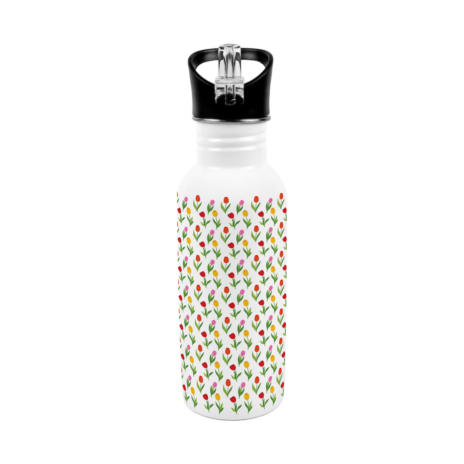 Purely Home Tulips Metal Canteen Water Bottle - Multi