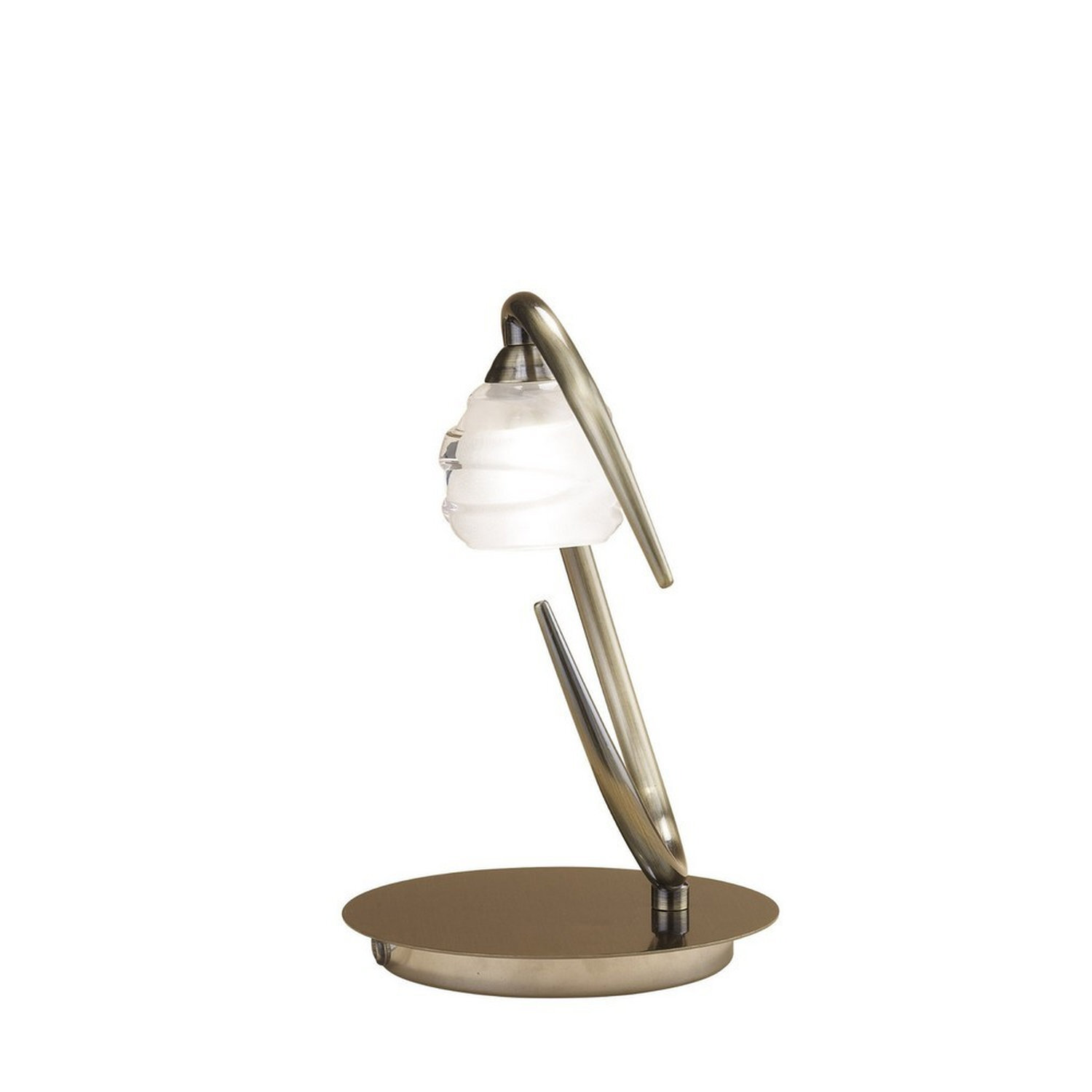 Inspired Lighting Loop Table Lamp Brass