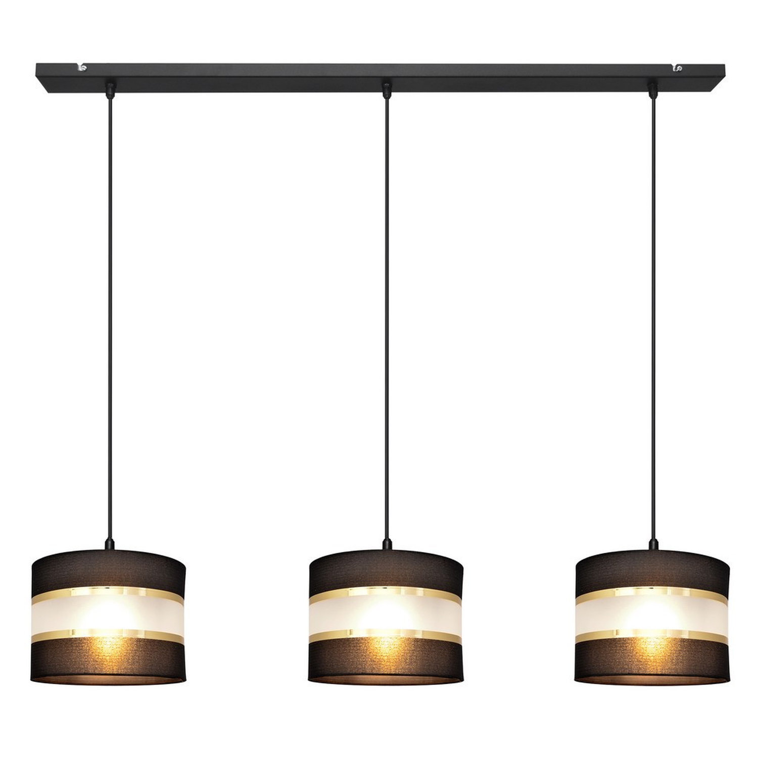 Helam Lighting Helen Pendant Light Black
