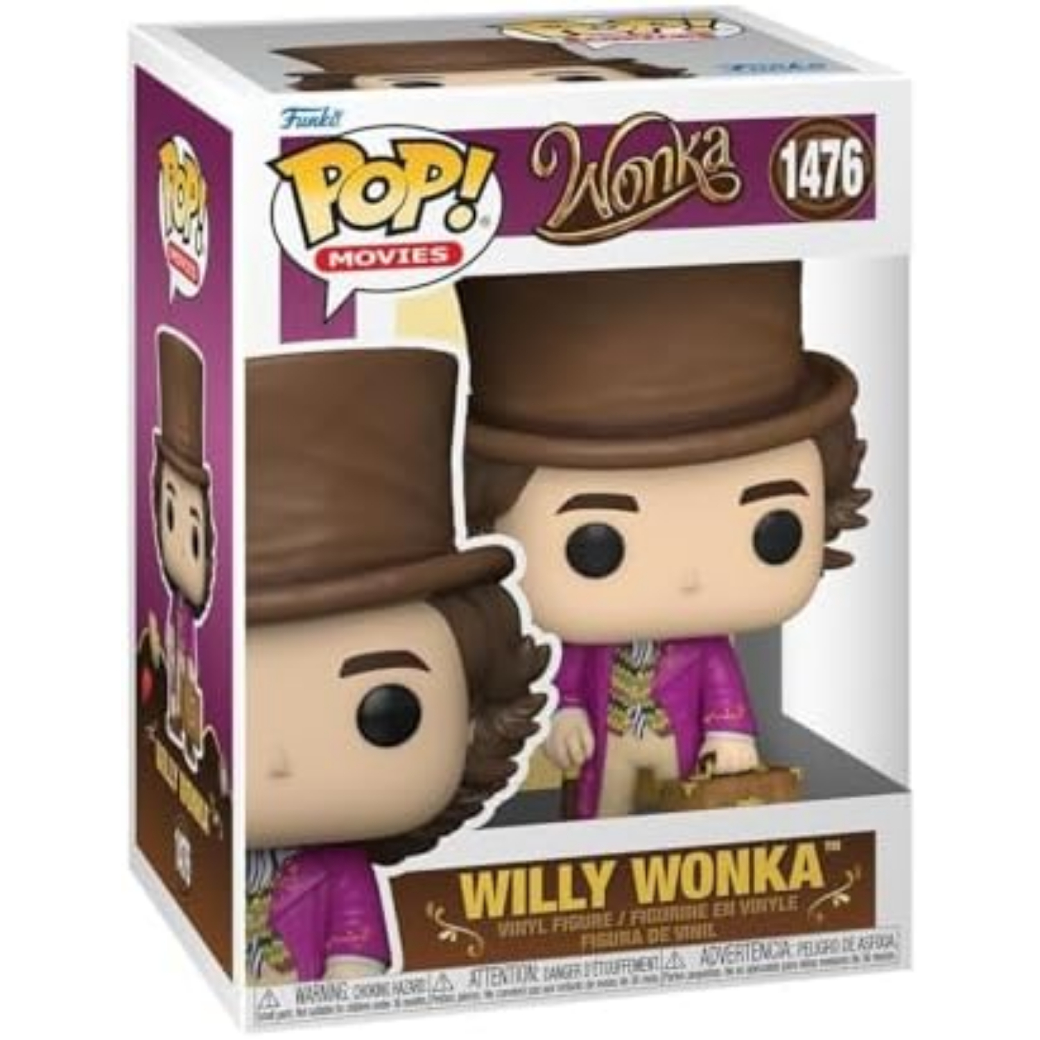 Funko Pop WILLY WONKA #1476 Protector Collectible NEW Toy Movies Vinyl Figure - Image 5