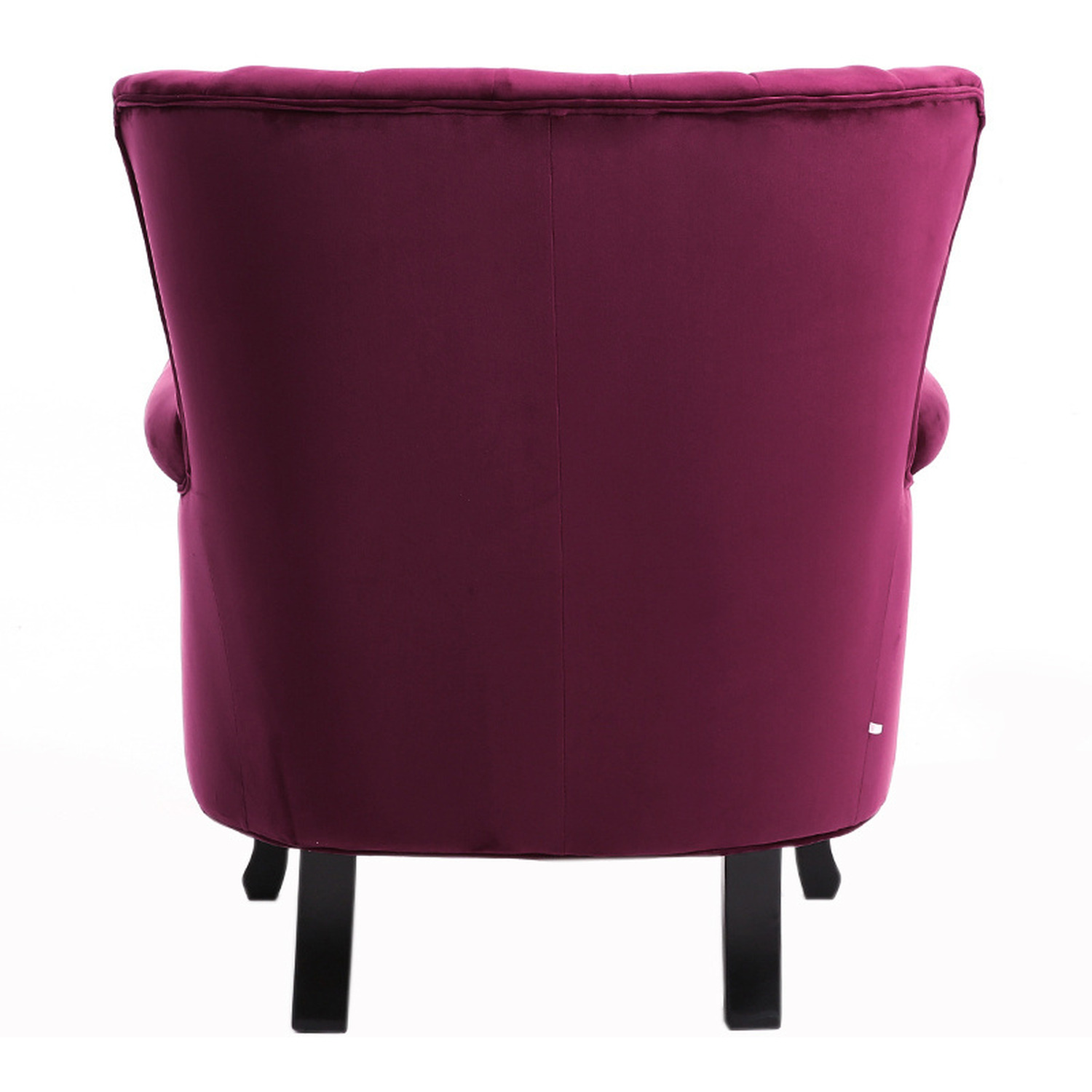 Velvet Sofa Chair - Wine Red