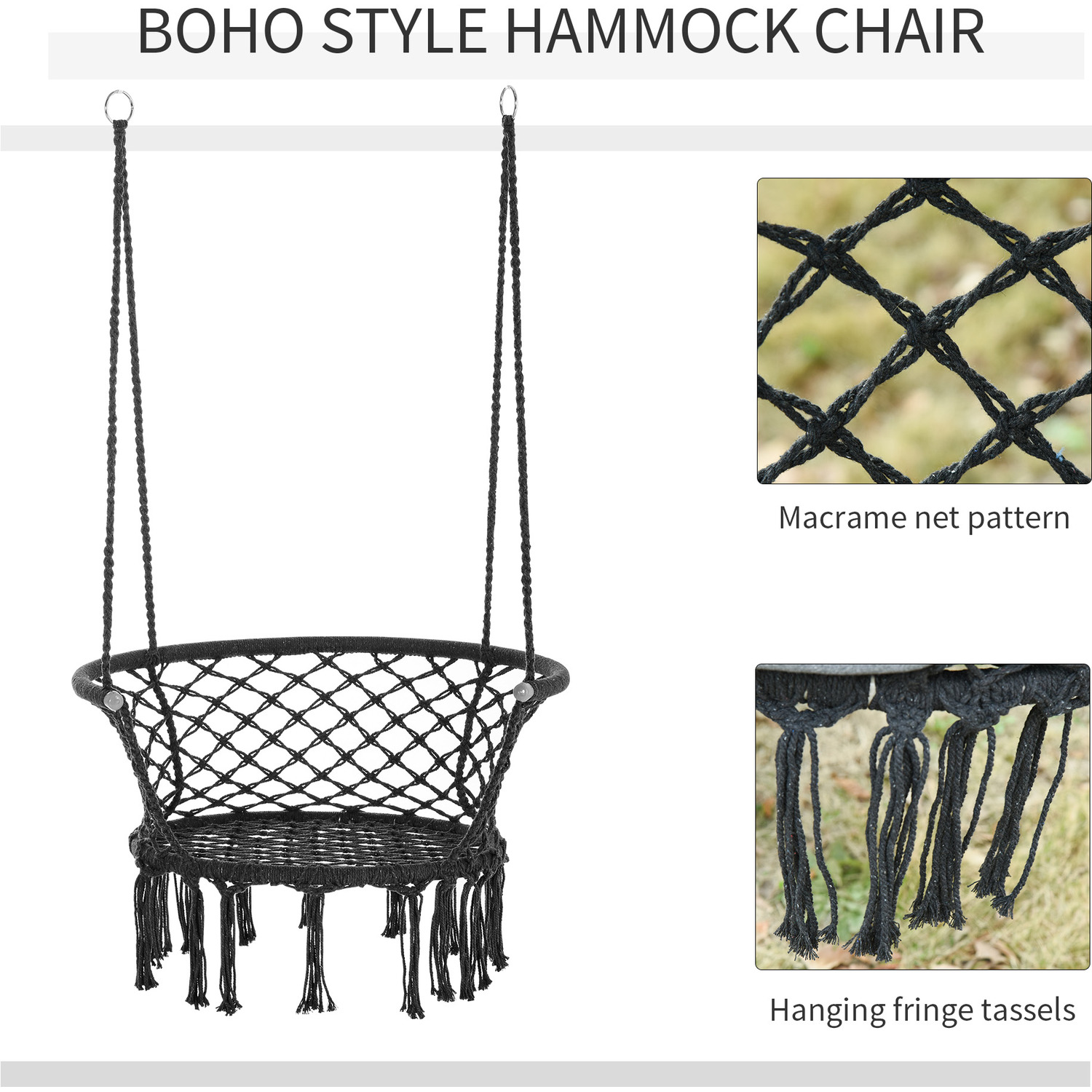 Hammock Chair Cotton Rope