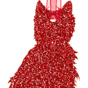 Glitter West Highland Terrier Christmas Decoration