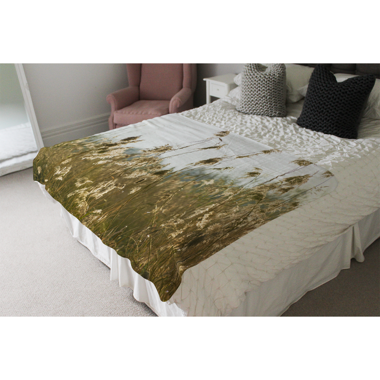 Plumes Slimbridge Blanket - Yellow