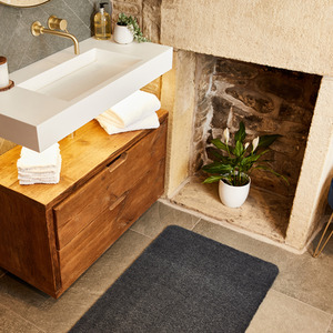 SOLEMATE Eco Dark Grey Bath Mat