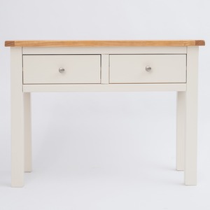 Maggiori 2 Drawer Console Table - Chrome Knob