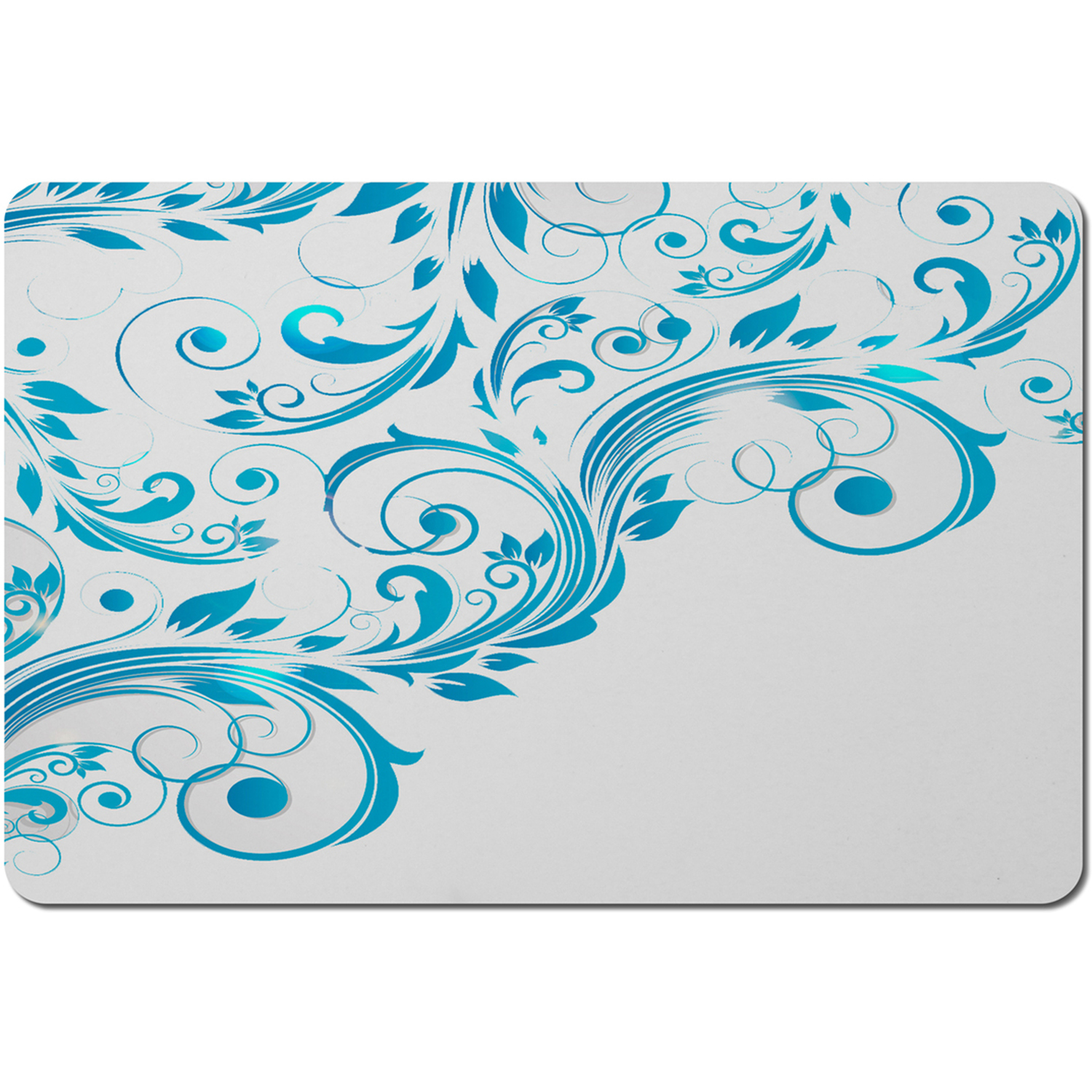 Image of Swirls Placemat - Blue