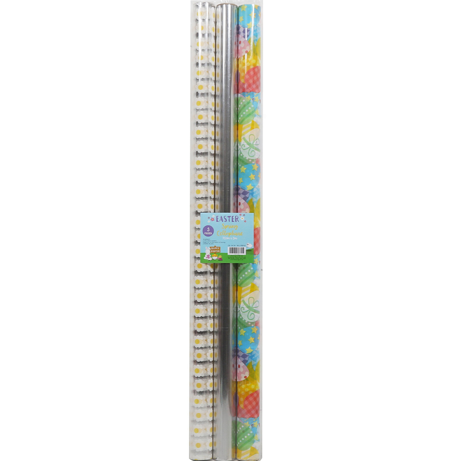 Spring Cellophane Pack of 3 Spring Cellophane