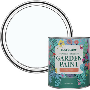 Rust-Oleum Garden Paint in Satin Finish - Icecap 750ml