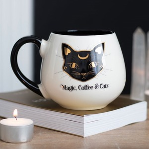 Mystical Black Cat Mug
