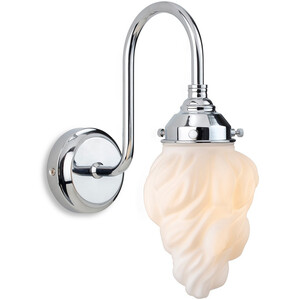 Flame Wall Light Chrome IP44