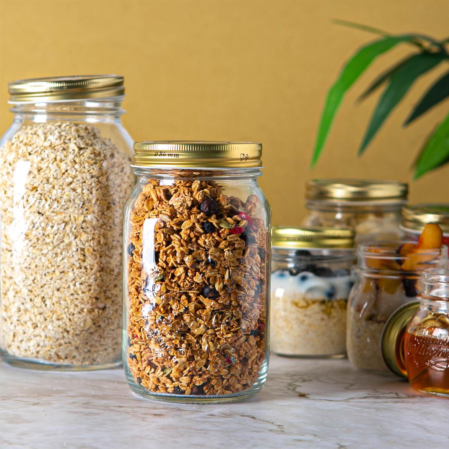 Image of Quattro Stagioni Glass Storage Jar -&hellip;