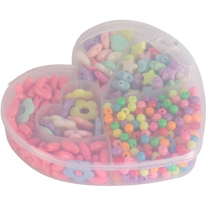 Mixed Shape Pastel Bead Set