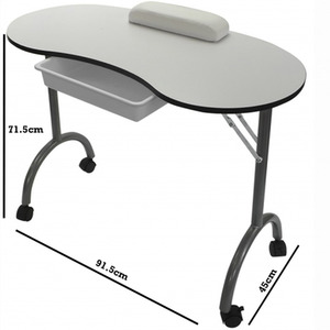 Venus Portable Foldable Mobile Manicure Nail Art Beauty Salon Table Desk