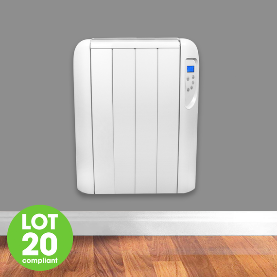 Electric Wall Mounted Panel Heater 24hr Timer and Digital Thermostat 