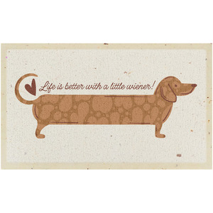 Wiener Sausage Dog Indoor  Outdoor Doormat