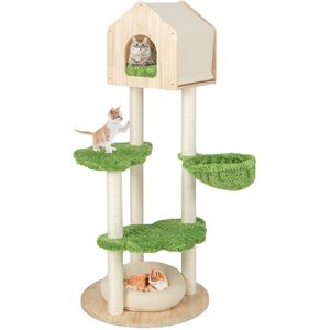 Multi-Level Modern Cat Tower