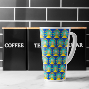 Egyptian Style Motif Latte Mug