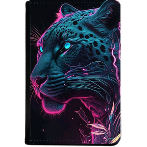 Leopard Leather Passport Holder