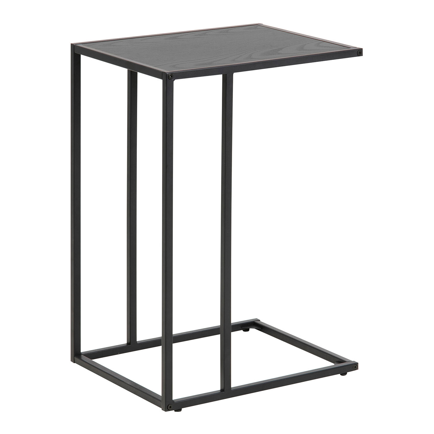 Seaford Metal Side Table - Black