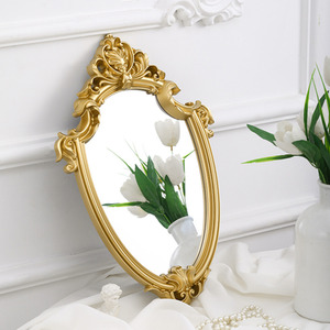 Gold Embossed Border Wall Mirror