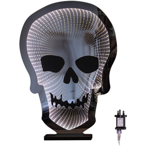Light up Halloween Skull Infinity Decoration with LEDs