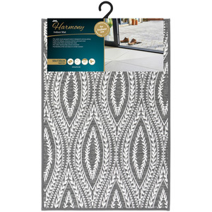 JVL Harmony Machine Washable Doormat - 50x75cm - Eyes