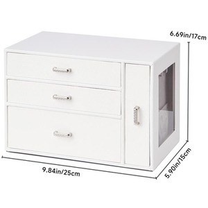 White Jewellery Box with Display Window shot 8038572