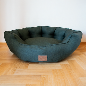 AllPetSolutions Alfie Premium Luxury Dog Bed Green