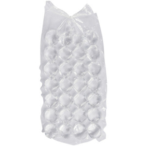 Pack of 10 Plastic Transparent Disposable Ice Cube Bags