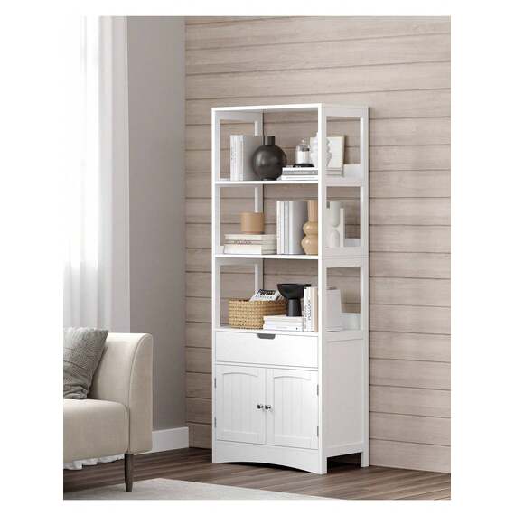 VASAGLE Freestanding Tall Bathroom Storage Cabinet
