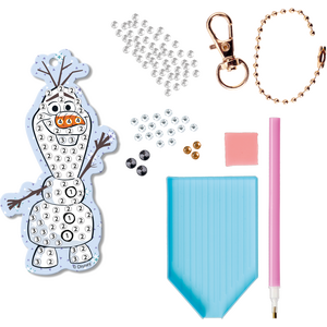 Disney Frozen DIY Diamond Olaf Keyring