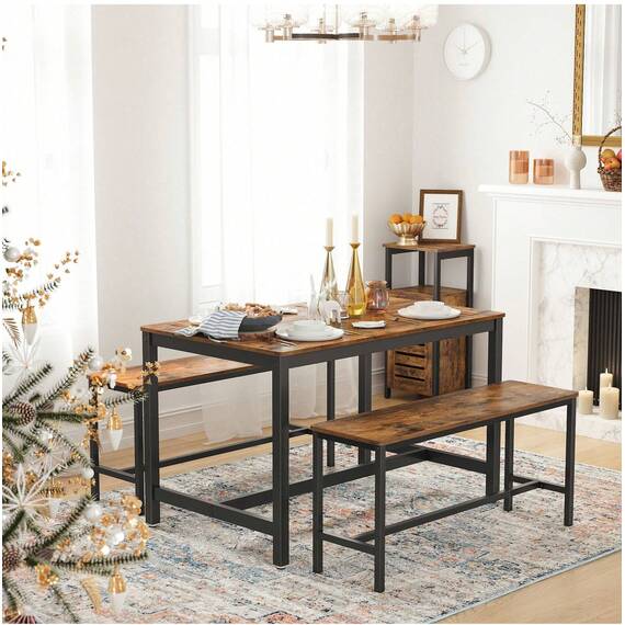 VASAGLE Table Benches, Set of 2