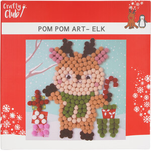Christmas Pom Pom Art Set